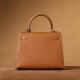 Hermes Kelly25 Brown Silver Buckle